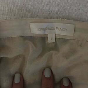 Love Shack Fancy Size 2 Mini Skirt